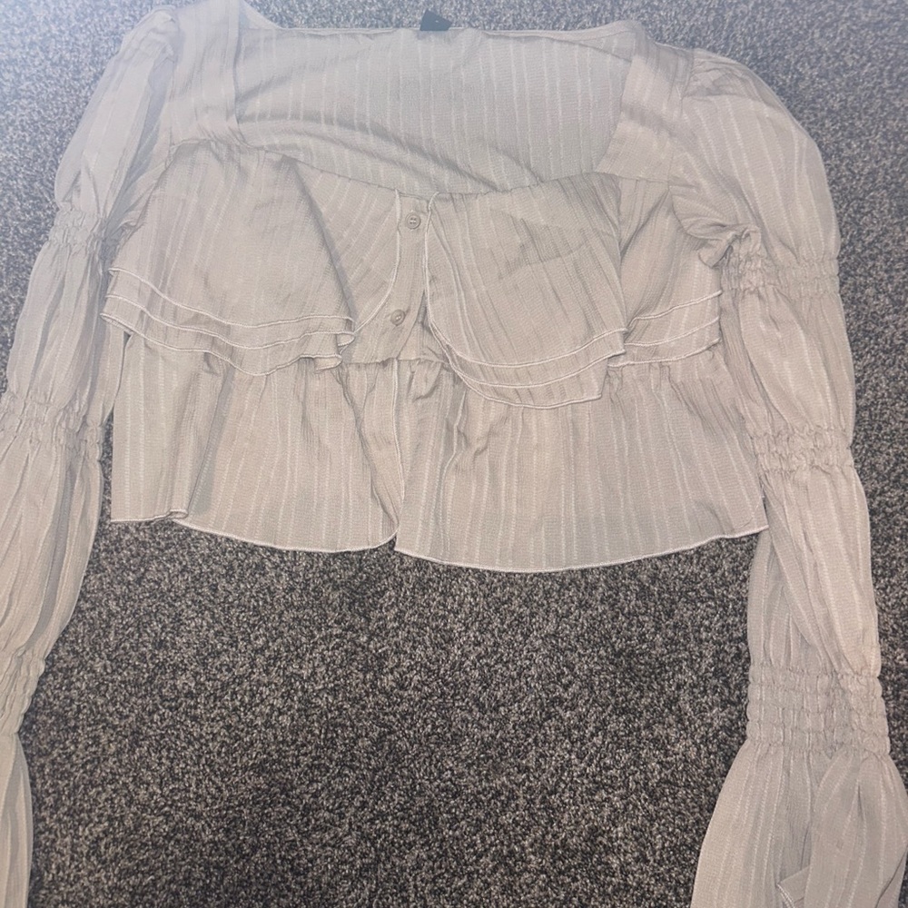ruffle blouse